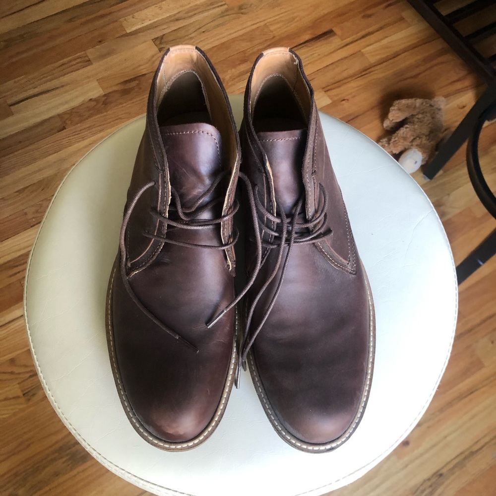 Ecco Men’s Brown Leather Boot Gem